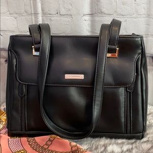Liz Claiborne NWT black tote 12”L x 4”W x 8.5”h